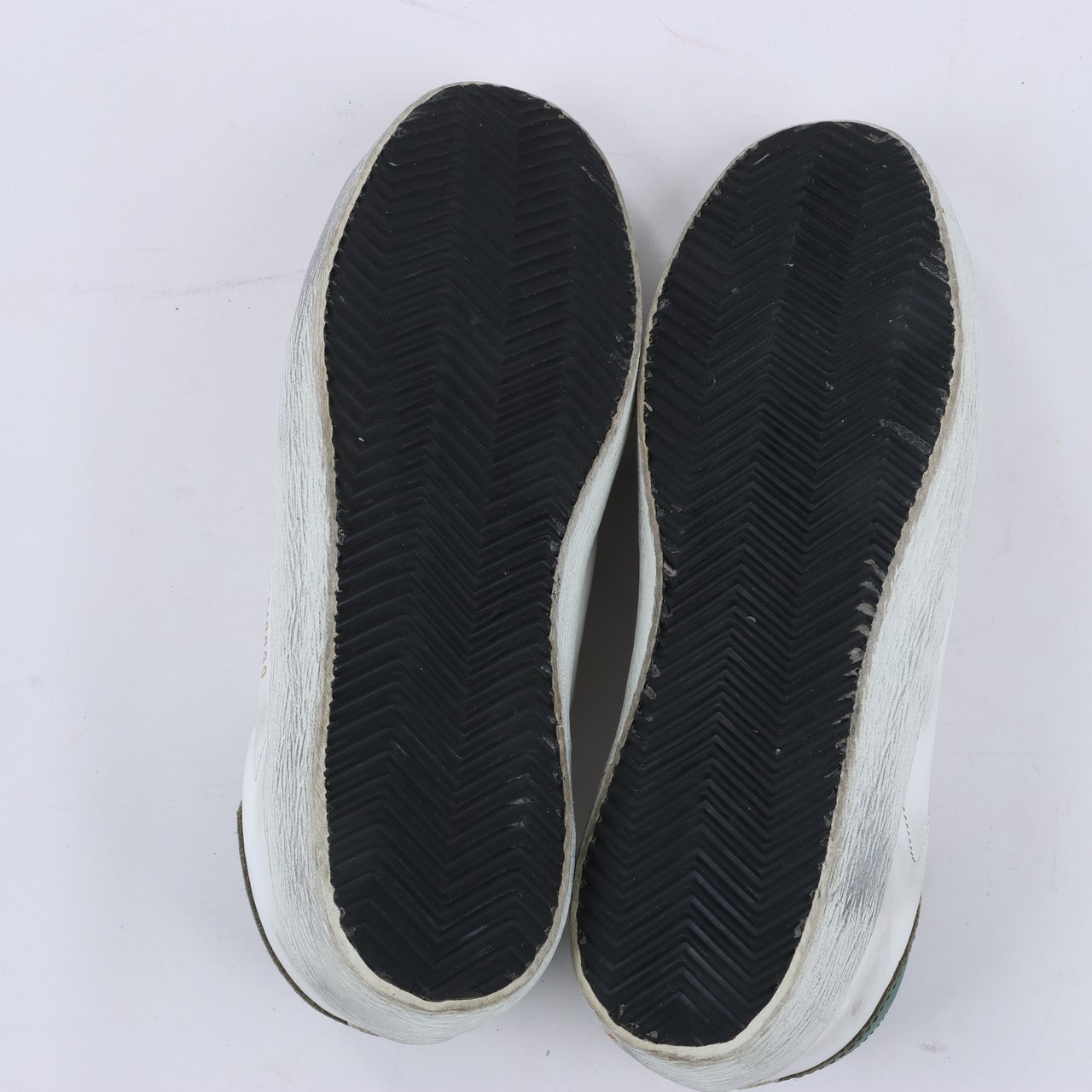 Golden Goose GOLDEN GOOSE Leather Sneakers in White SUPERSTAR, Size 40 EU Beige