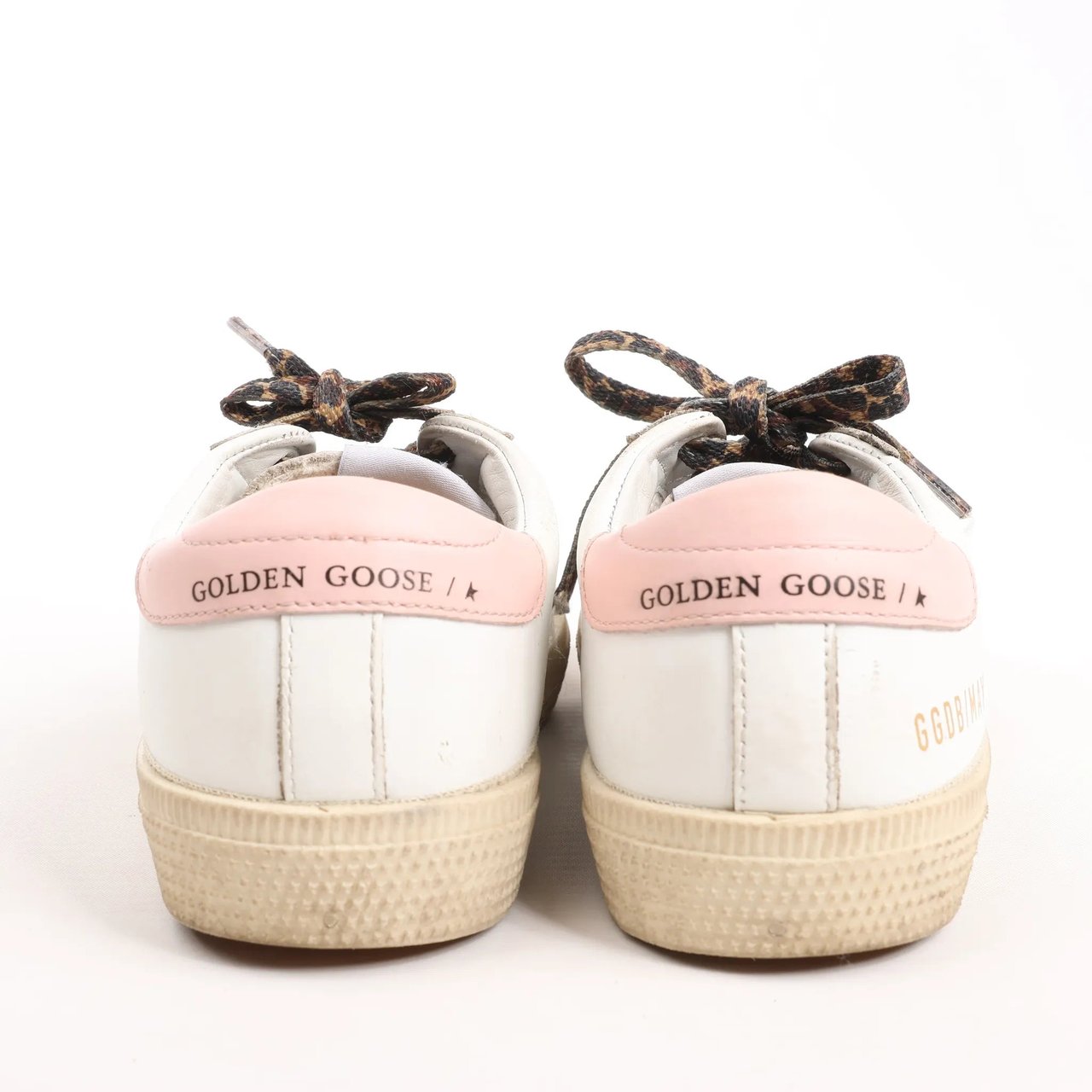 Golden Goose Golden Goose Glitter Star Kids Sneakers in White x Pink, Size 28 EU Divers