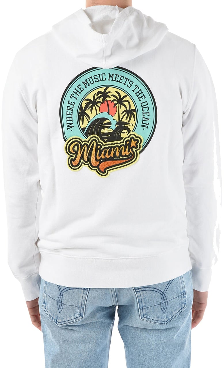 Golden Goose Journey Hoodie Sweatshirt Wit