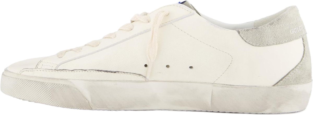 Golden Goose Heren Super-Star Sneaker Wit/Grijs Wit