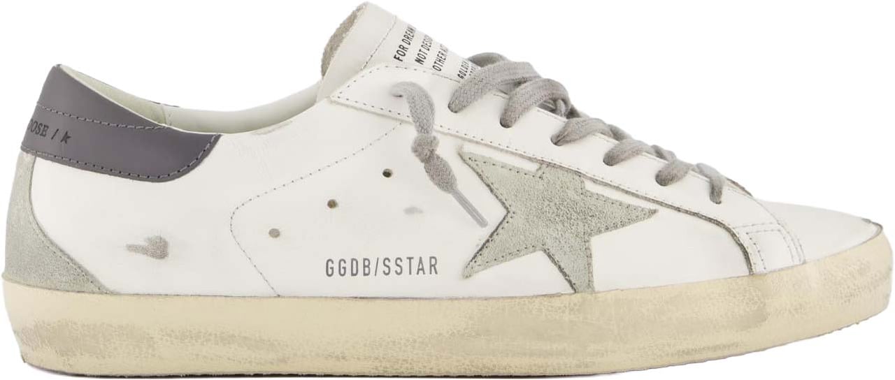 Golden Goose Heren Super Star Sneaker Wit/Grijs Wit