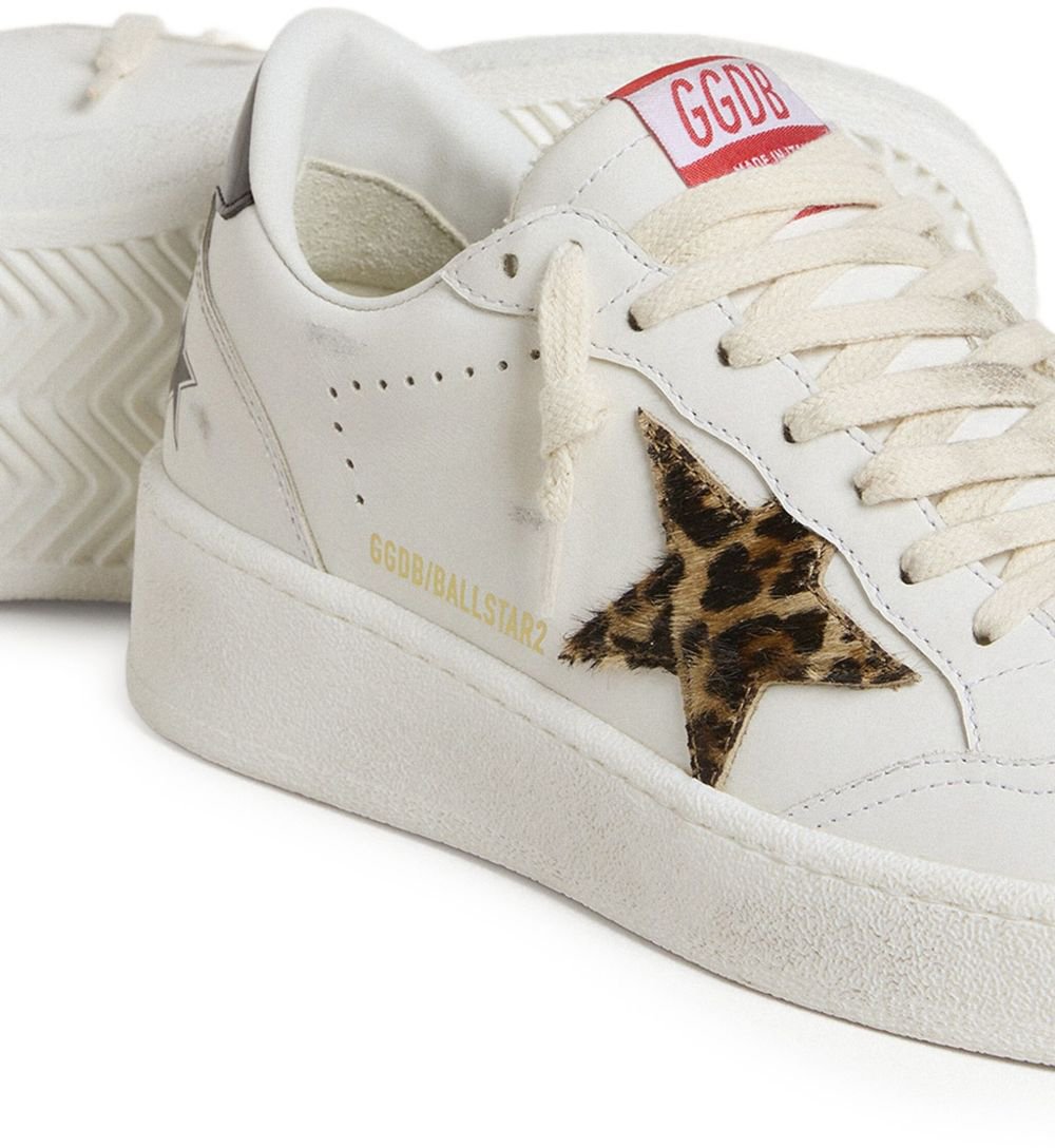 Golden Goose Sneakers Brown Wit
