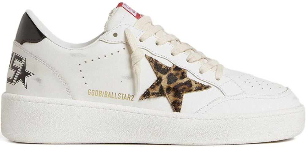 Golden Goose Sneakers Brown Wit