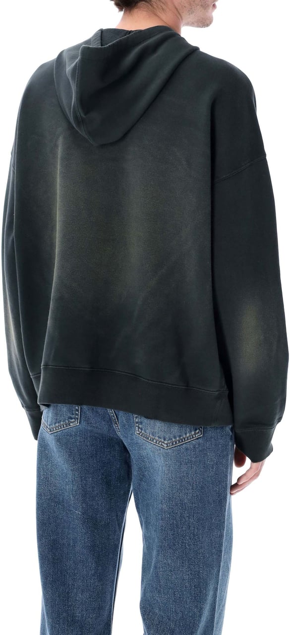 Golden Goose Hoodie Bleached Wash Bleached Washed Black Donkergrijs