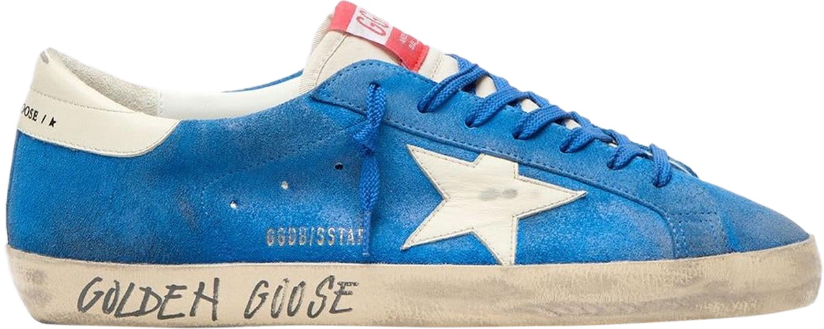 Golden Goose Heren Super Star Nappa Blauw