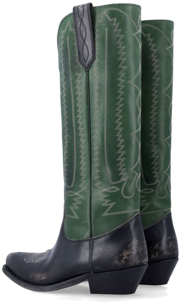 Golden Goose Boots Green Donkergroen