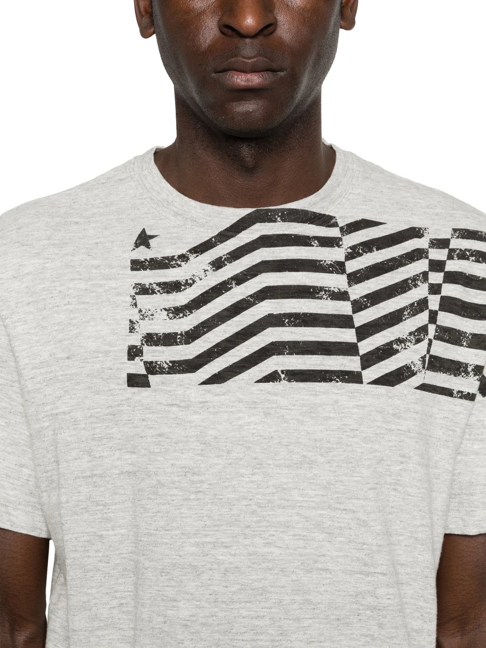 Golden Goose T-Shirts And Polos Grey Lichtgrijs