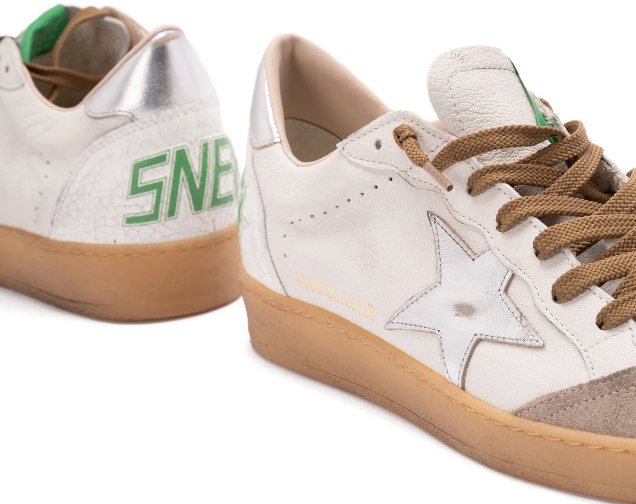 Golden Goose Sneakers White/Beige/Silver Wit