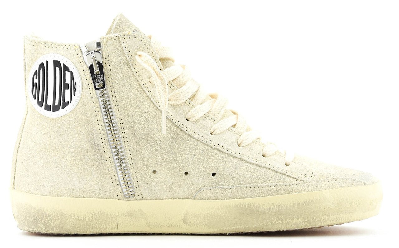Golden Goose Francy Seedpearl Silver Beige