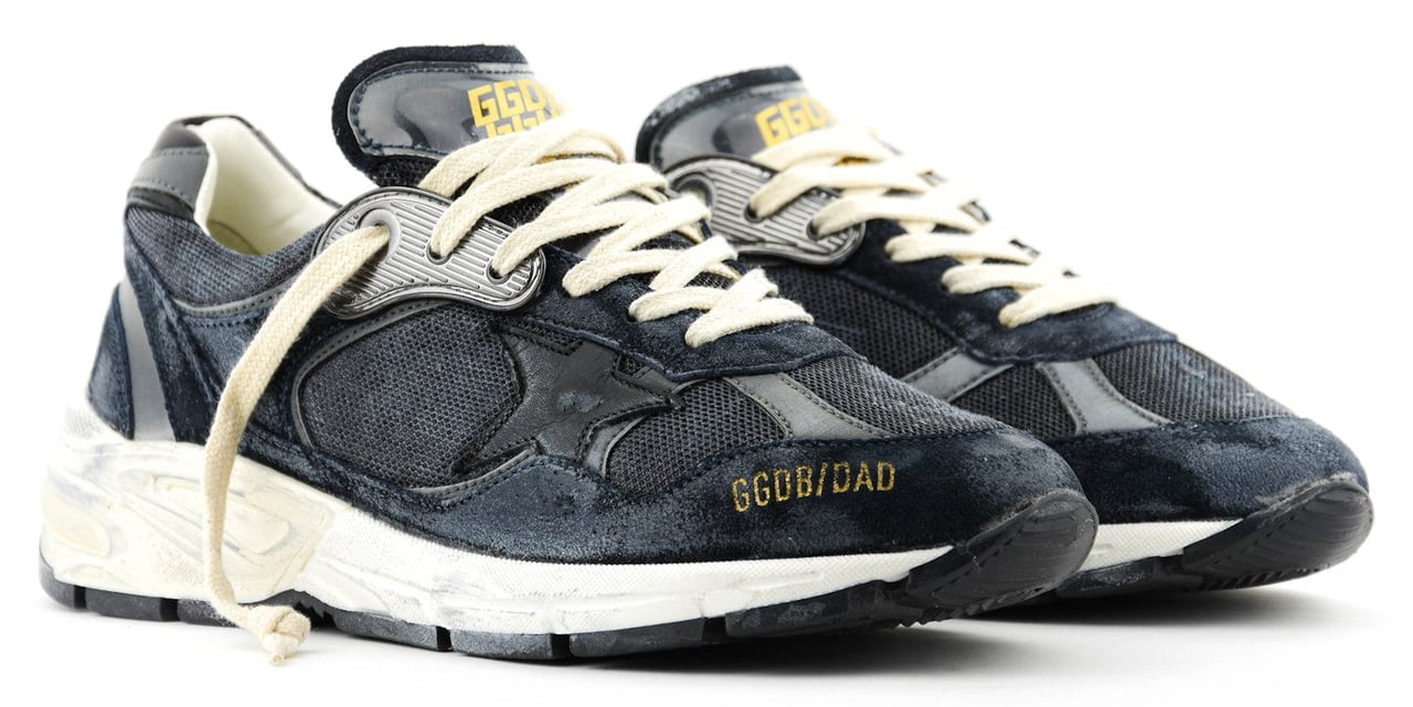 Golden Goose Running Dad Dark Blue Blauw