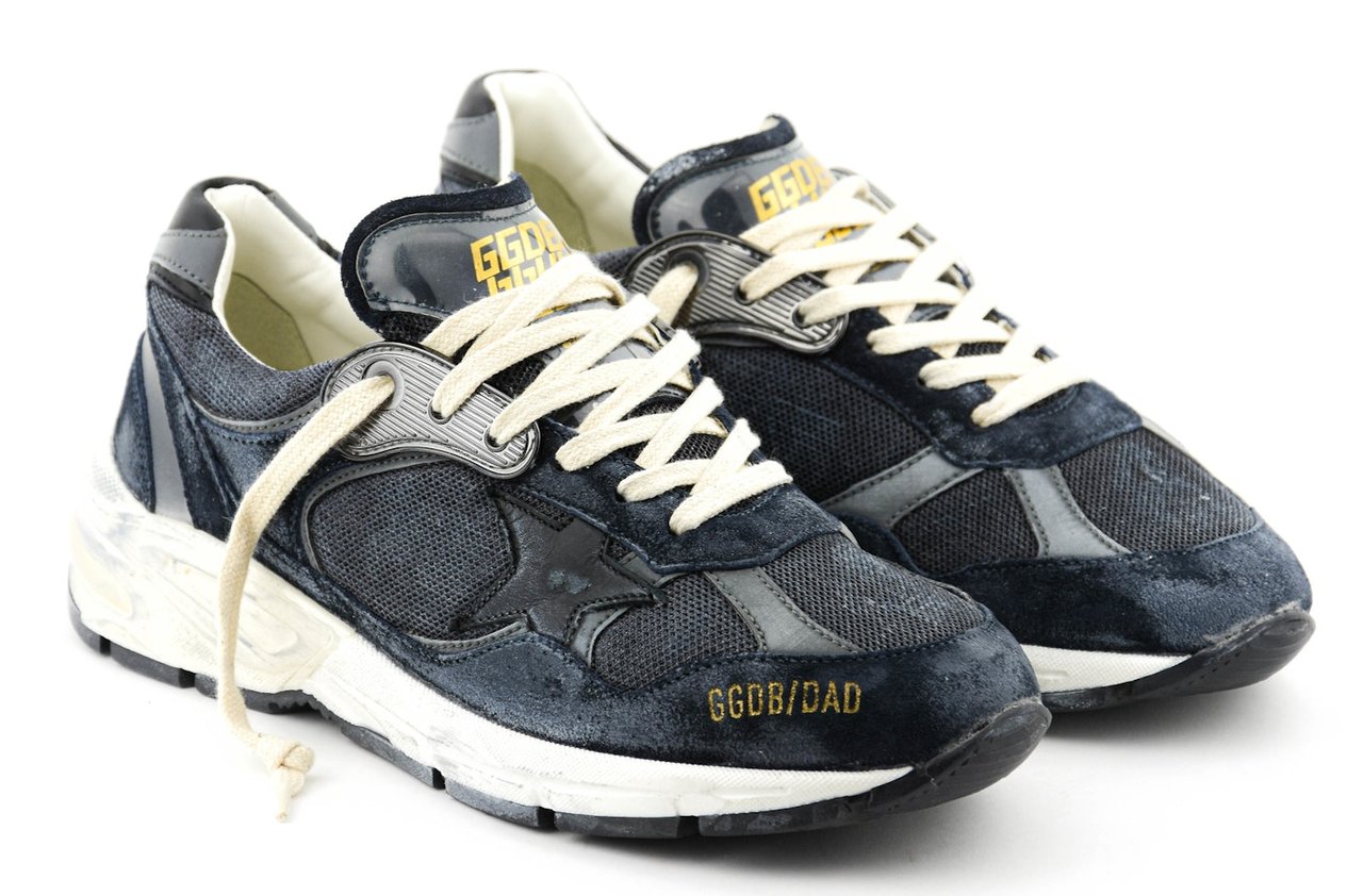 Golden Goose Running Dad Dark Blue Blauw