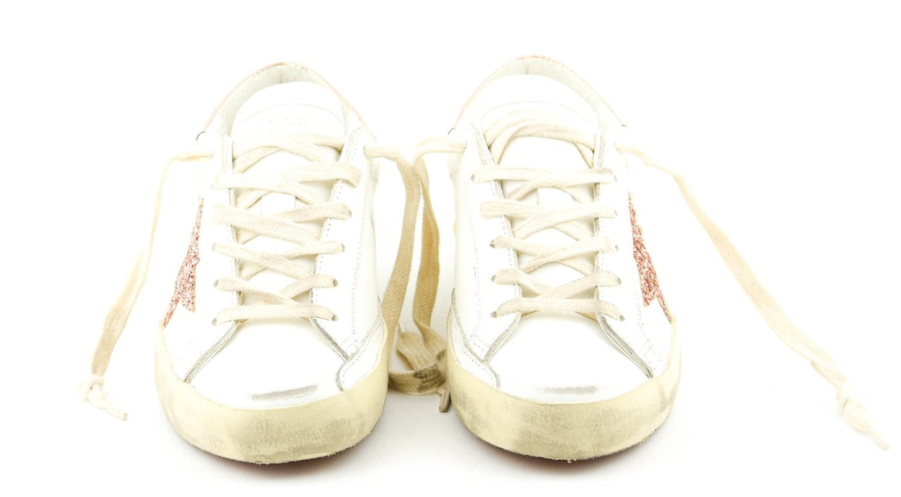 Golden Goose Superstar White Peach Wit