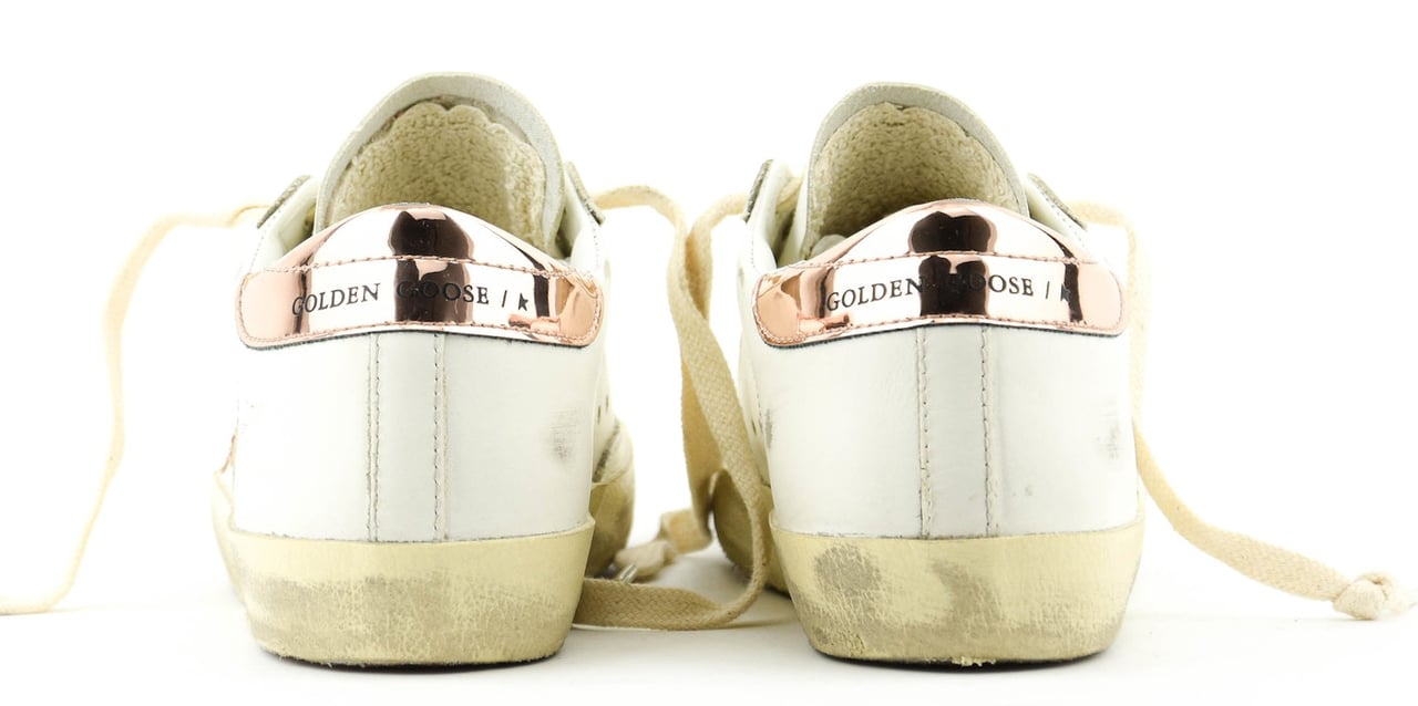 Golden Goose Superstar White Peach Wit