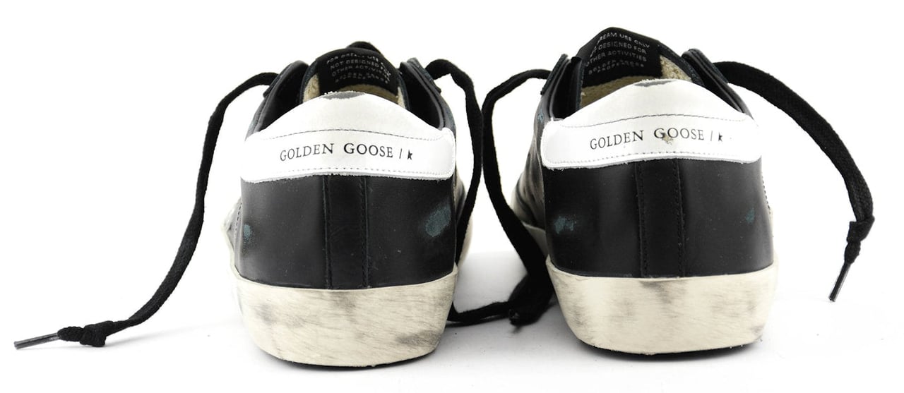 Golden Goose Super Star Black White Zwart