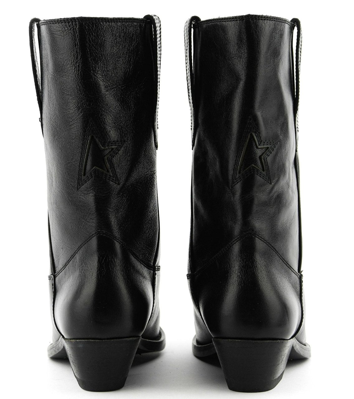 Golden Goose Wish Star Low Black Zwart