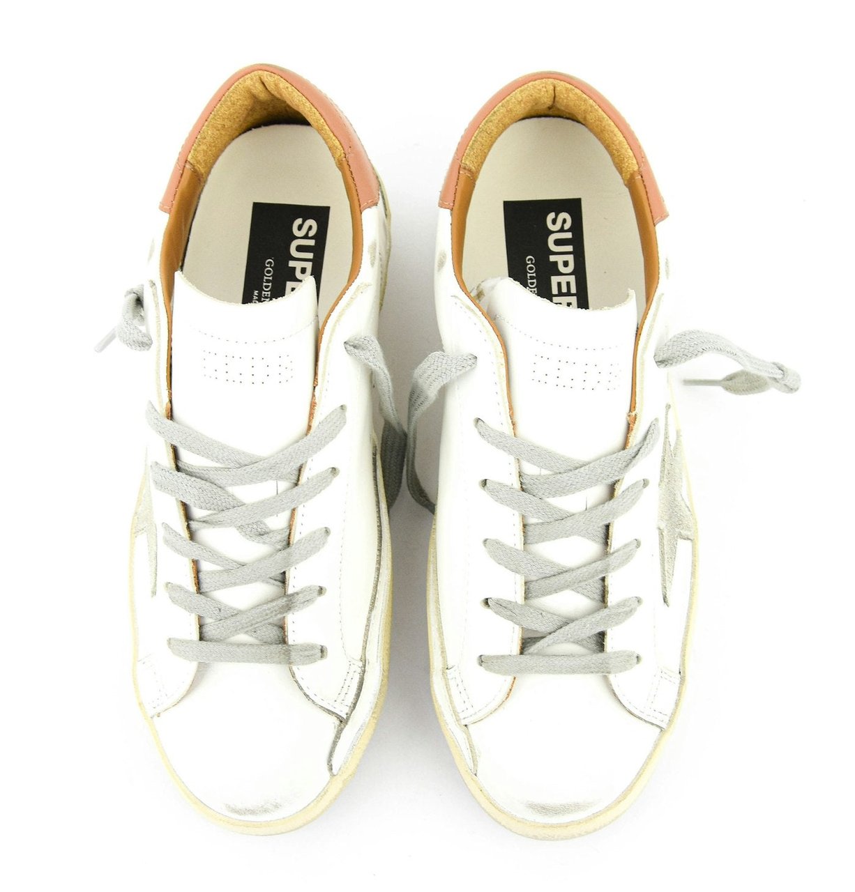 Golden Goose Superstar White Ice Brown Wit
