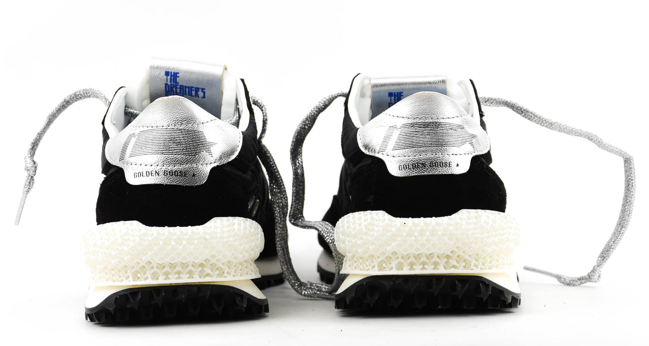 Golden Goose Running Marathon M2000 Black Silver Zwart