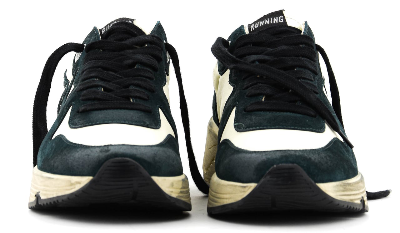Golden Goose Running Sole Dark Green Groen