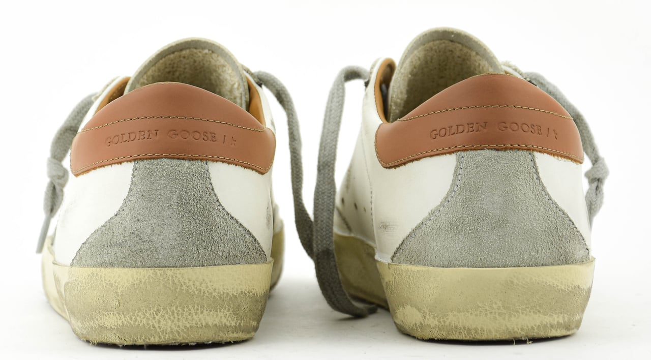 Golden Goose Super Star White Light Brown Wit