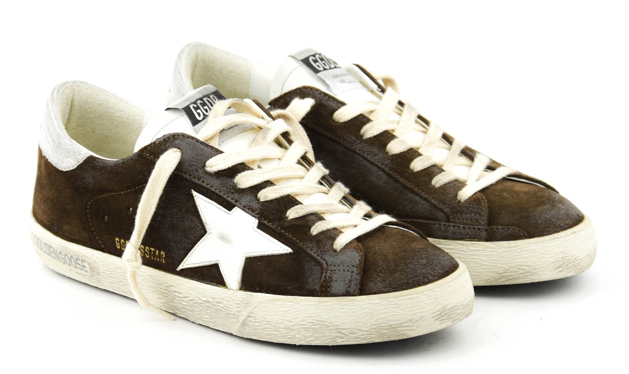 Golden Goose Super Star Brown White Bruin