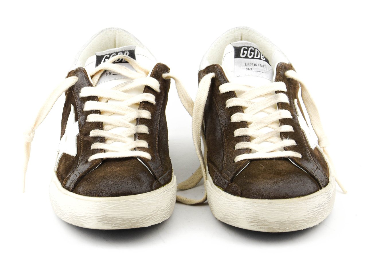 Golden Goose Super Star Brown White Bruin