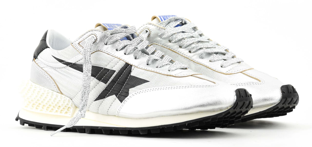 Golden Goose Running Marathon M2000 Silver Black Zilver