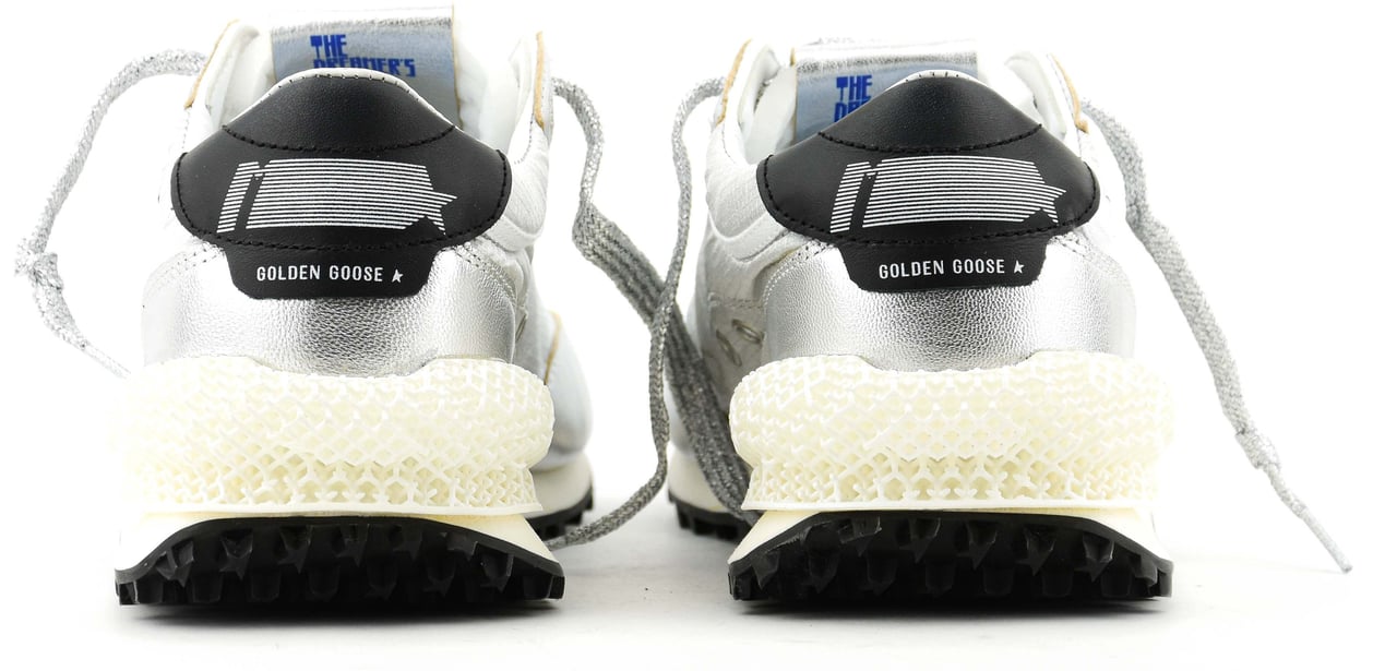 Golden Goose Running Marathon M2000 Silver Black Zilver