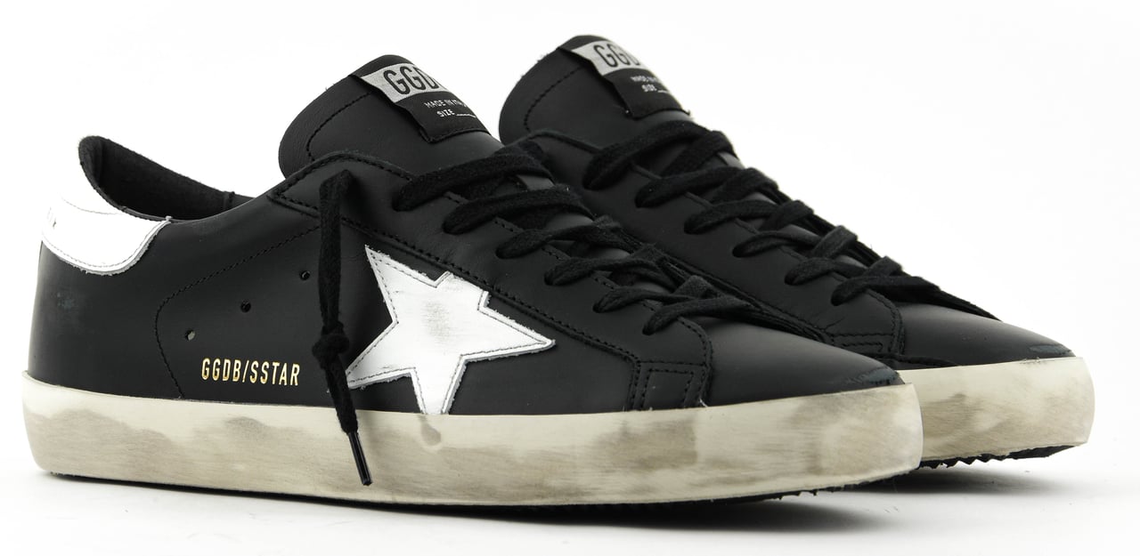 Golden Goose Superstar Black White Zwart