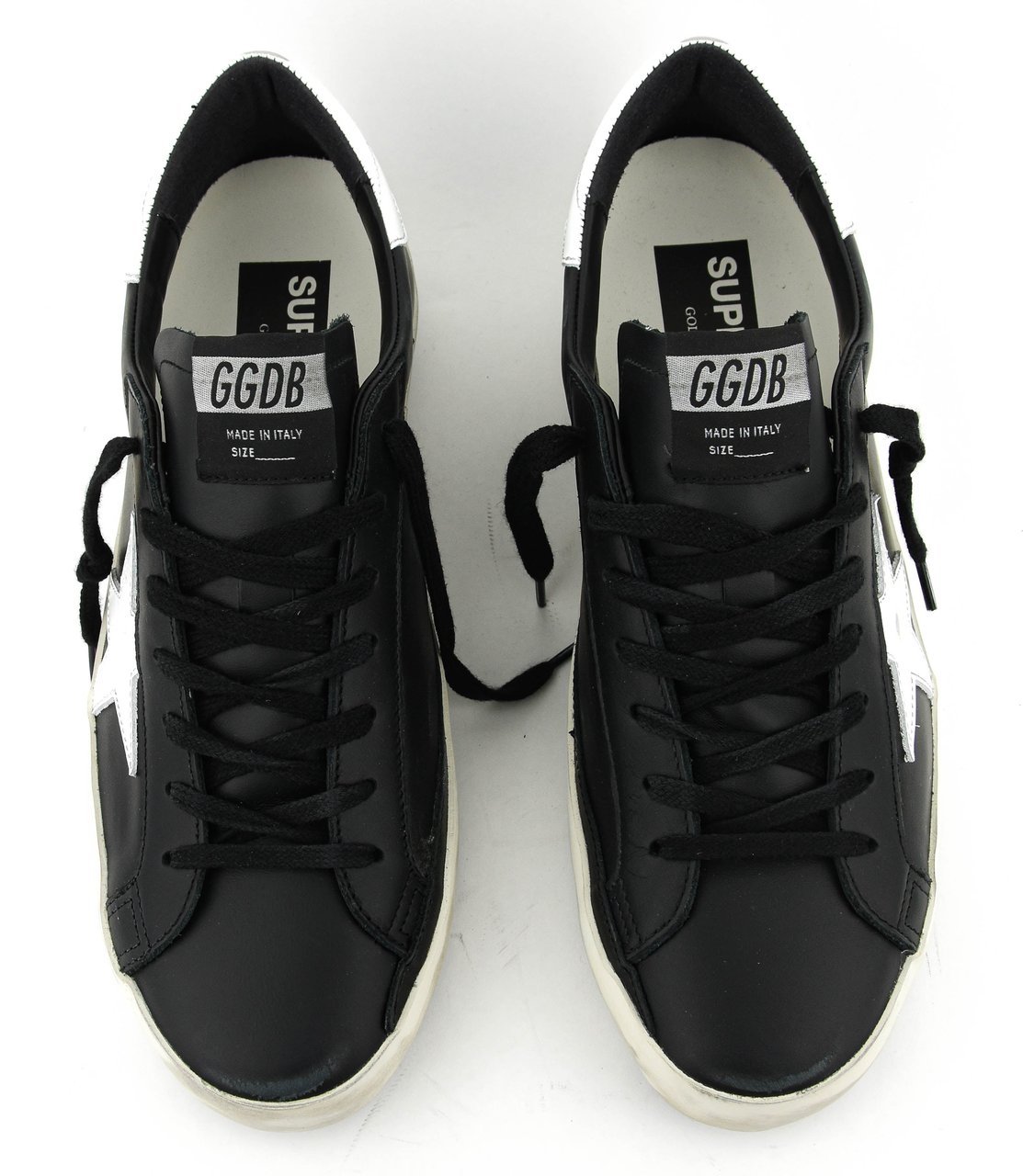 Golden Goose Superstar Black White Zwart