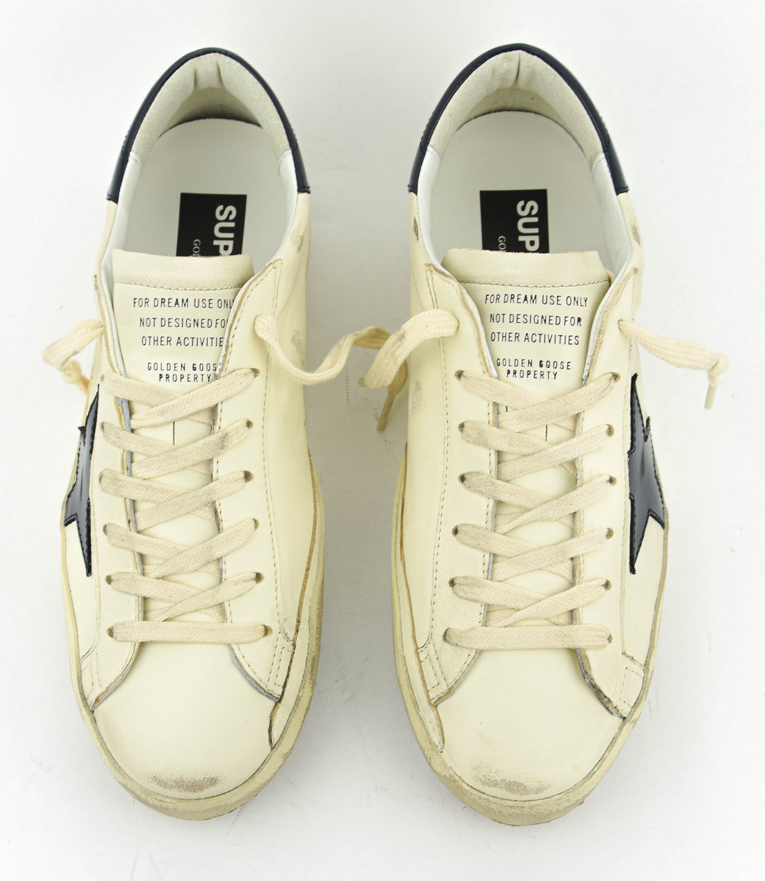 Golden Goose Superstar Beige Night Blue Beige
