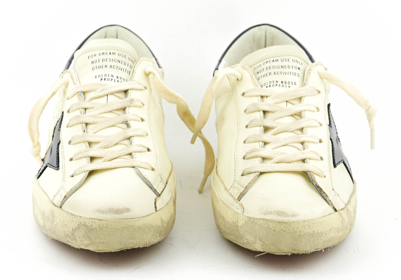 Golden Goose Superstar Beige Night Blue Beige