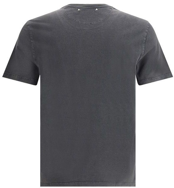 Golden Goose Golden Goose Gray Cotton T-Shirt Goud