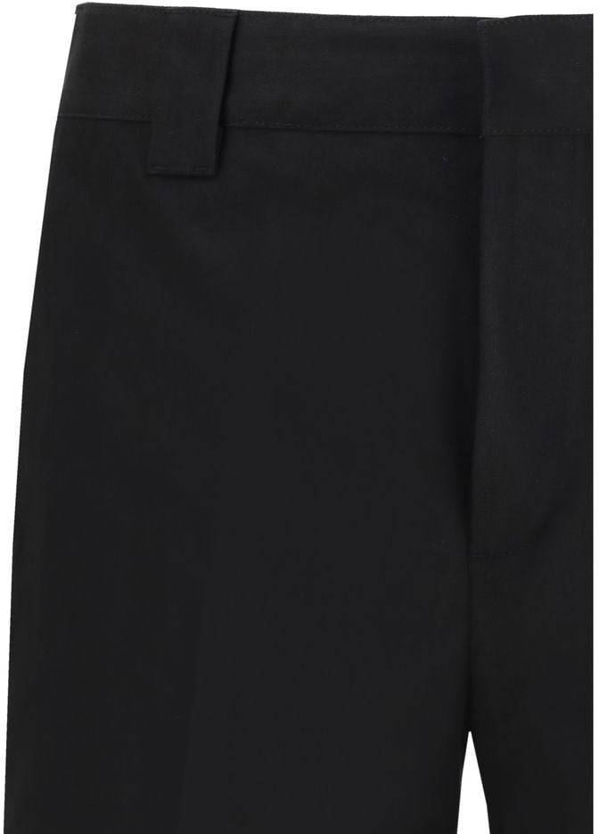 Golden Goose Black Cotton Chino Pants Zwart