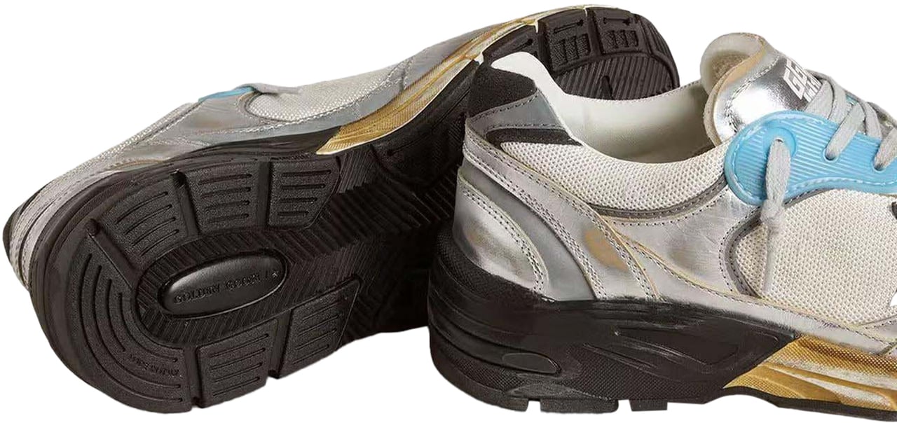 Golden Goose Heren Running Dad Sneaker Grijs Grijs