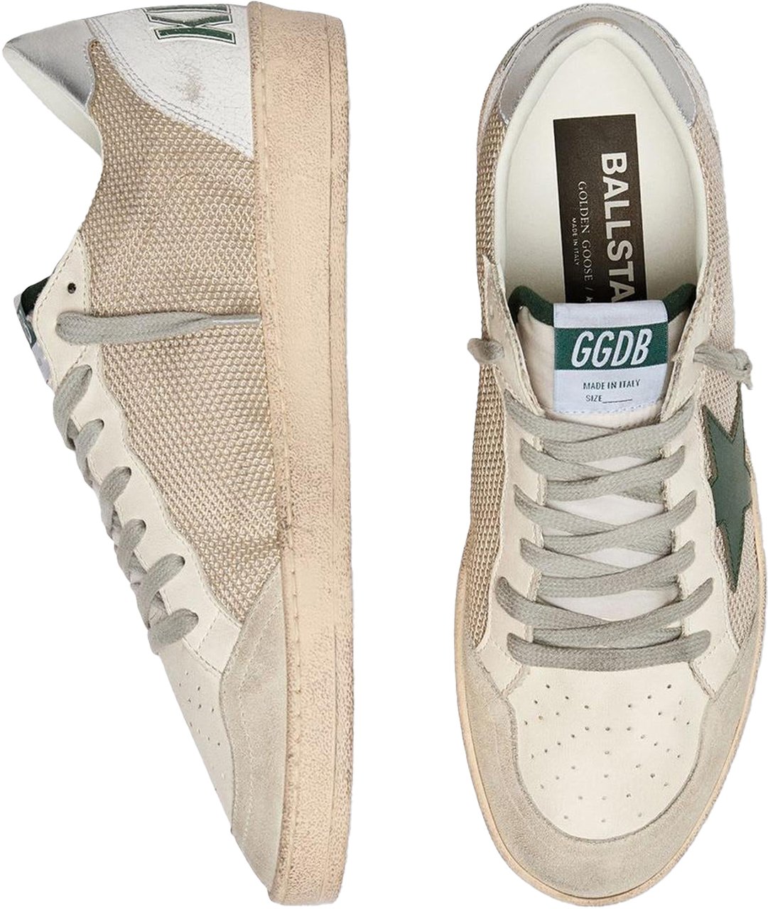 Golden Goose Heren Ballstar Wit