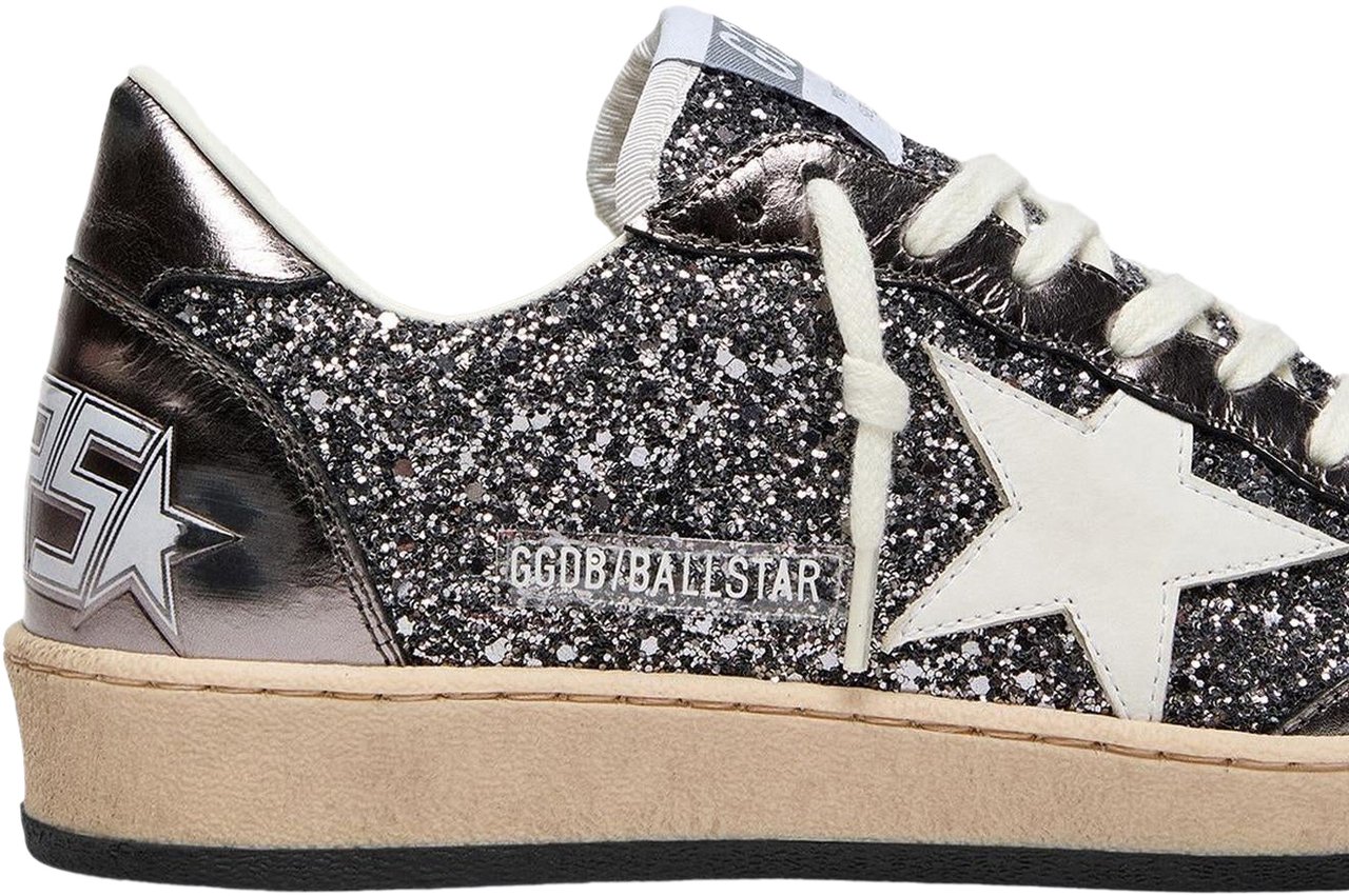 Golden Goose Dames Ballstar Metallic