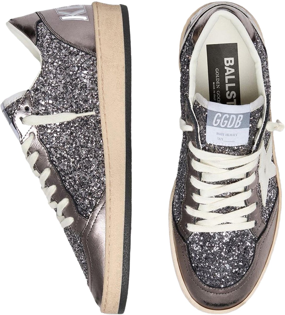 Golden Goose Dames Ballstar Metallic