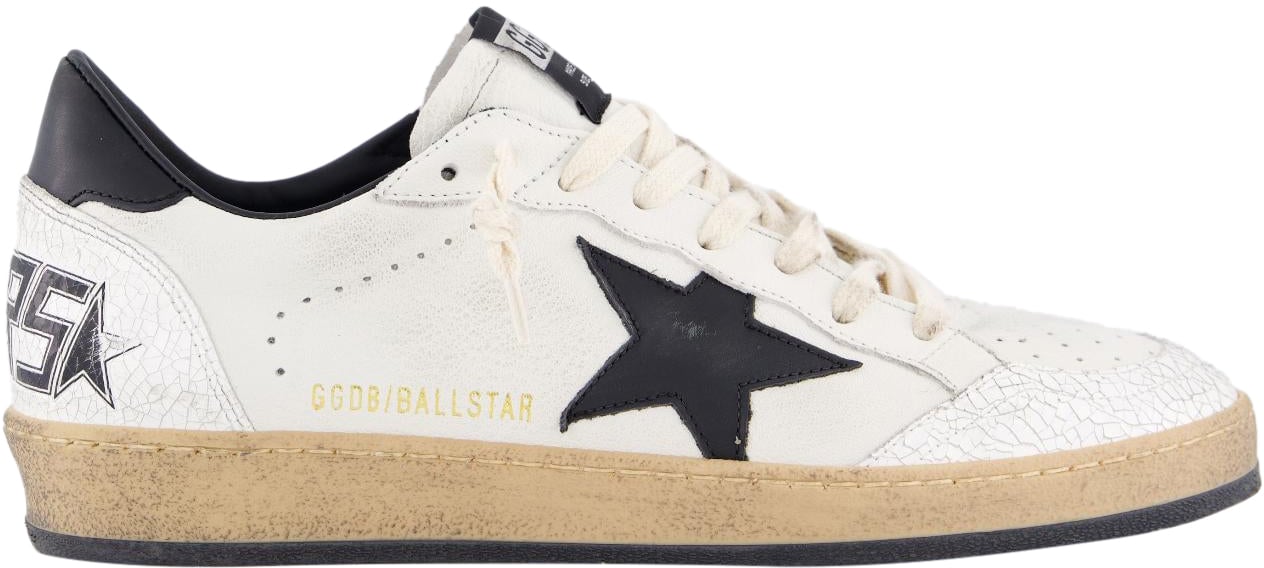 Golden Goose Heren Ball Star Sneaker Wit/Zwart Wit