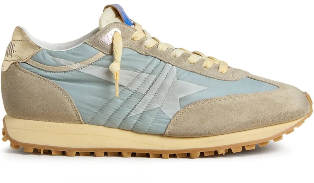 Golden Goose baskets de course a pied marathon Blauw