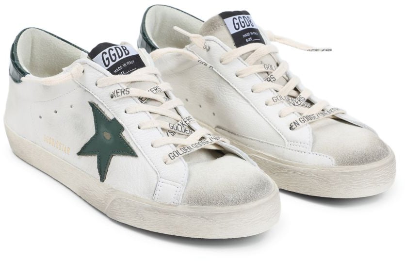 Golden Goose Heren Super Star Nappa Wit