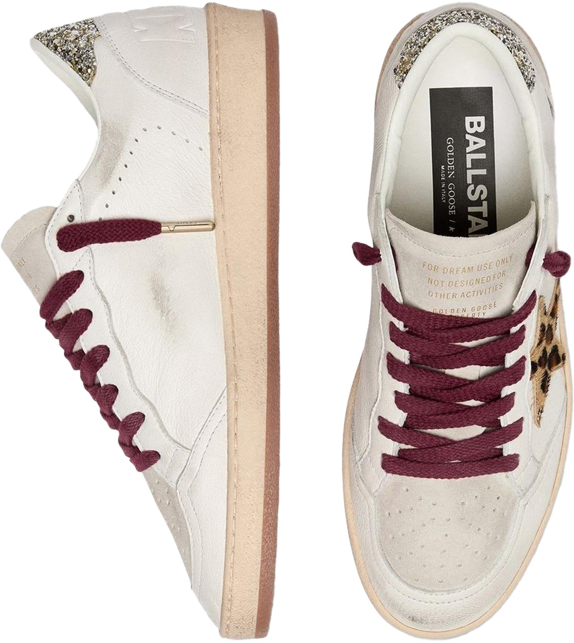 Golden Goose Dames Ballstar Wit