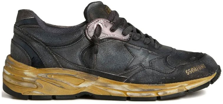 Golden Goose baskets golden goose dad star noir femme Zwart