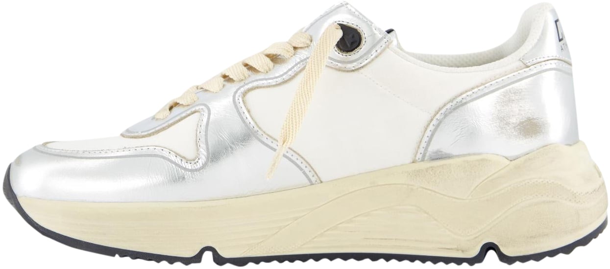 Golden Goose Dames Running Sneaker Zilver Metallic