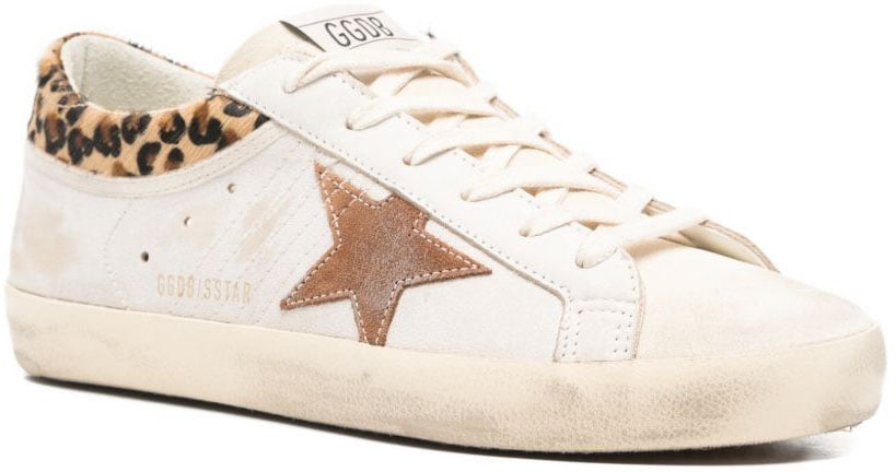 Golden Goose Sneakers White Beige Wit