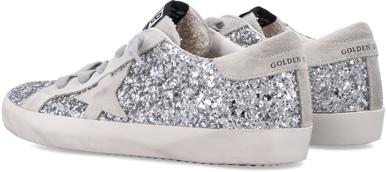 Golden Goose Super-Star Glitter Silver/Ice Zilver