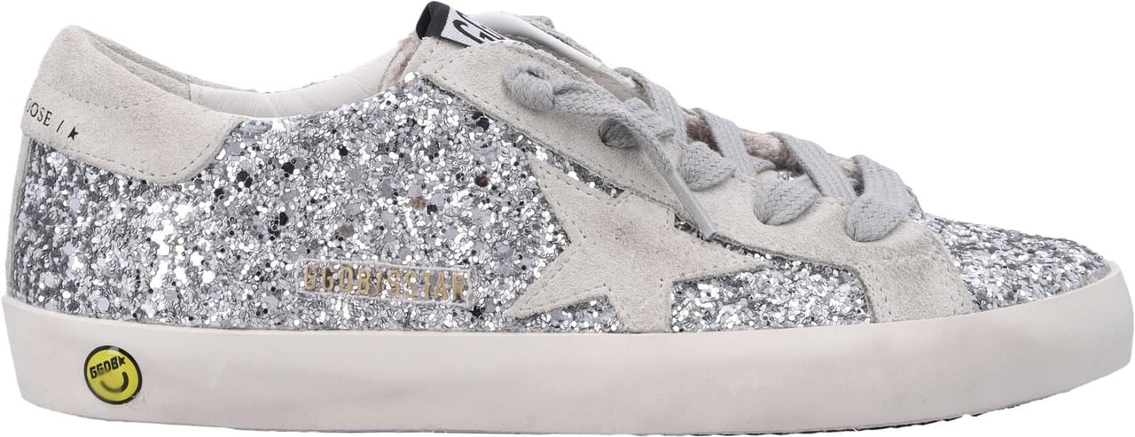 Golden Goose Super-Star Glitter Silver/Ice Zilver