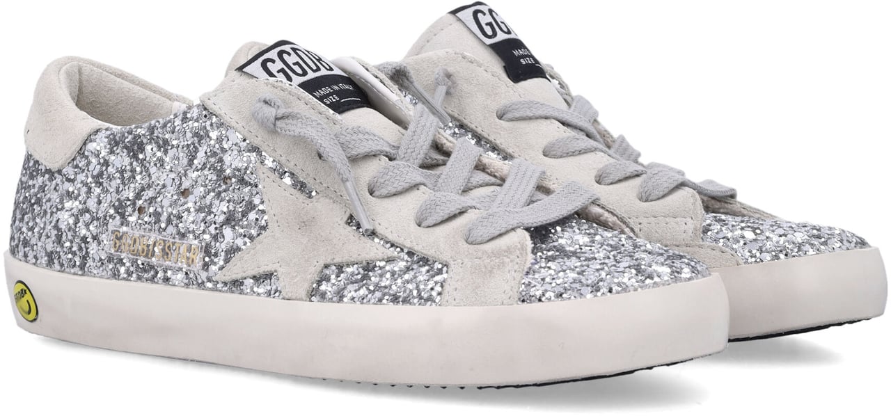 Golden Goose Super-Star Glitter Silver/Ice Zilver