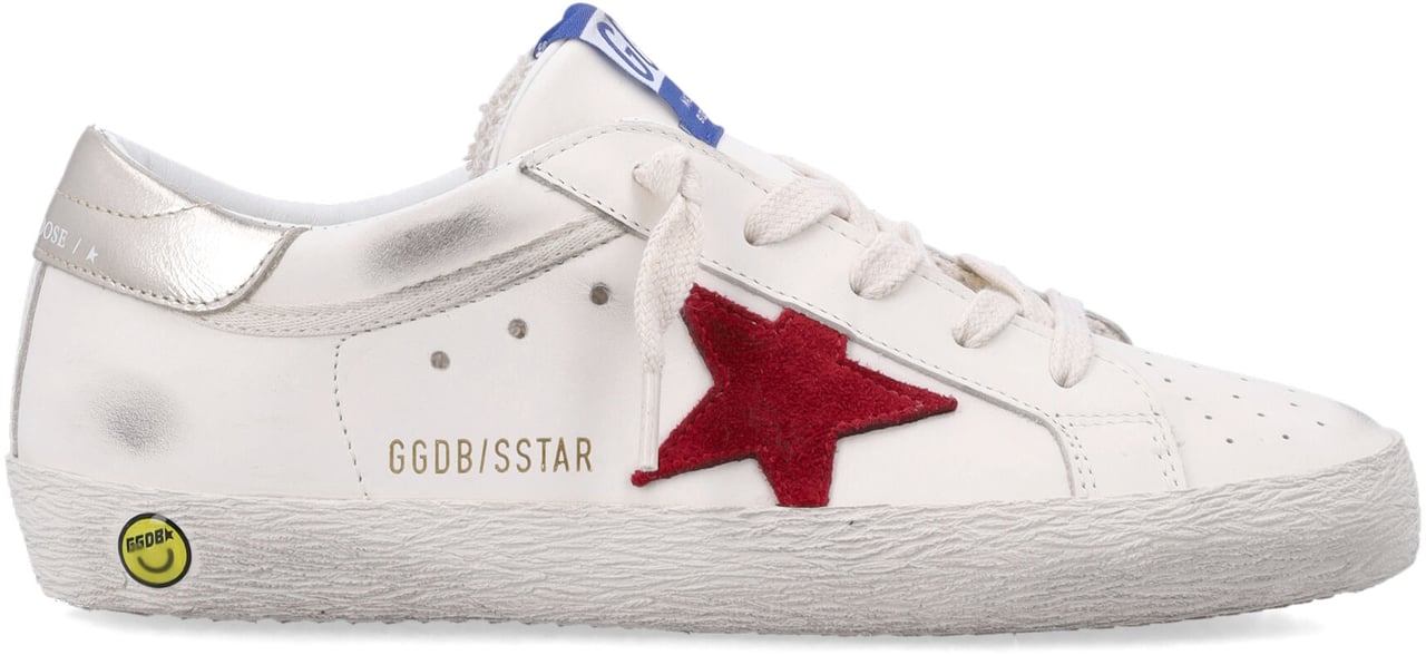 Golden Goose Super Star Bike Leather Bianco Wit
