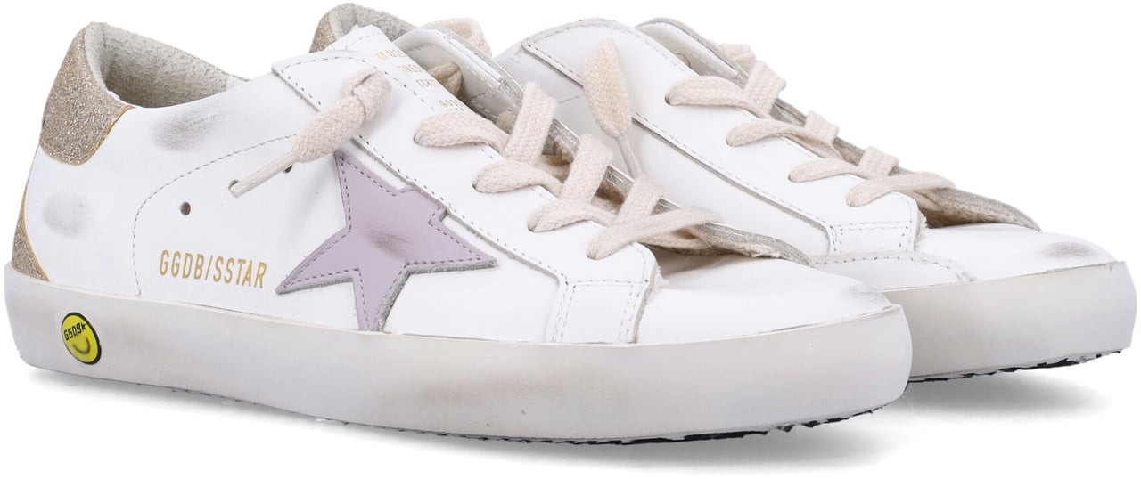 Golden Goose Super Star Classic Whitelilac Paars