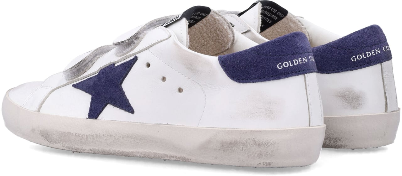 Golden Goose Old School Leather Bianco Wit
